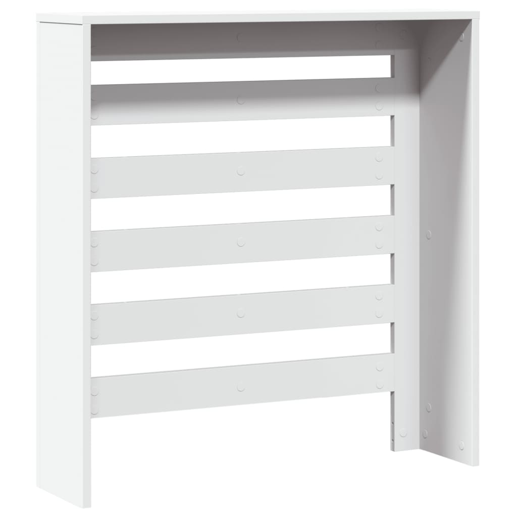 Radiator Cover White 78 x 20 x 82 cm Engineered Wood