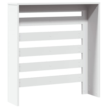 Radiator Cover White 78 x 20 x 82 cm Engineered Wood