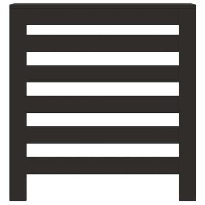 Radiator Cover Black 78 x 20 x 82 cm Engineered Wood