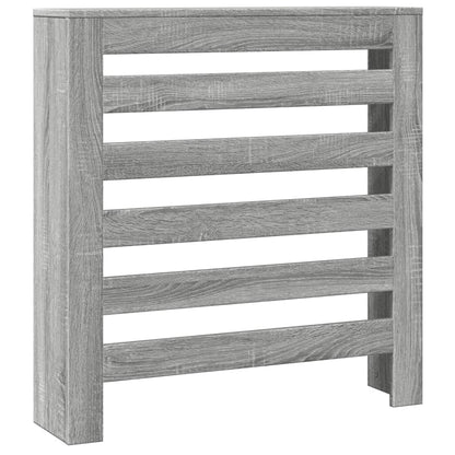Radiator Cover Grey Sonoma 78 x 20 x 82 cm Engineered Wood