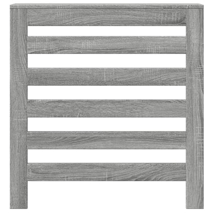 Radiator Cover Grey Sonoma 78 x 20 x 82 cm Engineered Wood