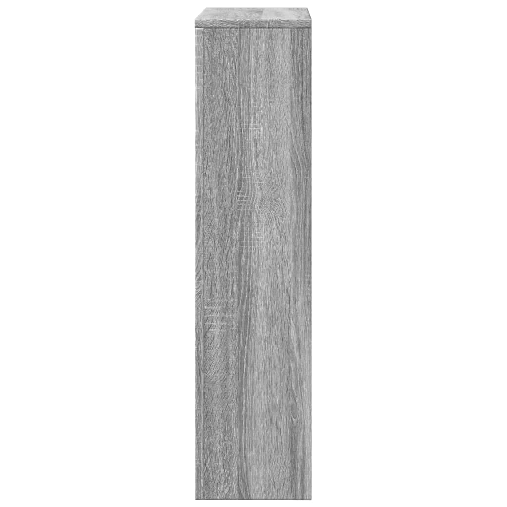 Radiator Cover Grey Sonoma 78 x 20 x 82 cm Engineered Wood