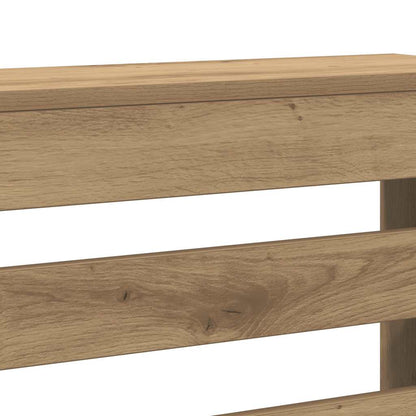 Radiator Cover Artisian Oak 78x20x82 cm Engineered Wood