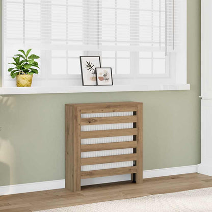 Radiator Cover Artisian Oak 78x20x82 cm Engineered Wood
