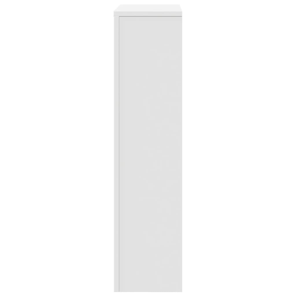 Radiator Cover White 104 x 20 x 82 cm Engineered Wood