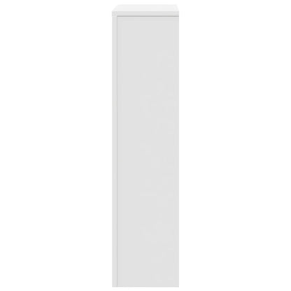 Radiator Cover White 104 x 20 x 82 cm Engineered Wood