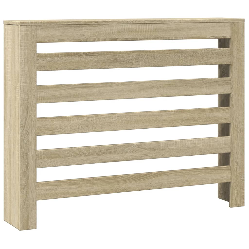Radiator Cover Sonoma Oak 104 x 20 x 82 cm Engineered Wood