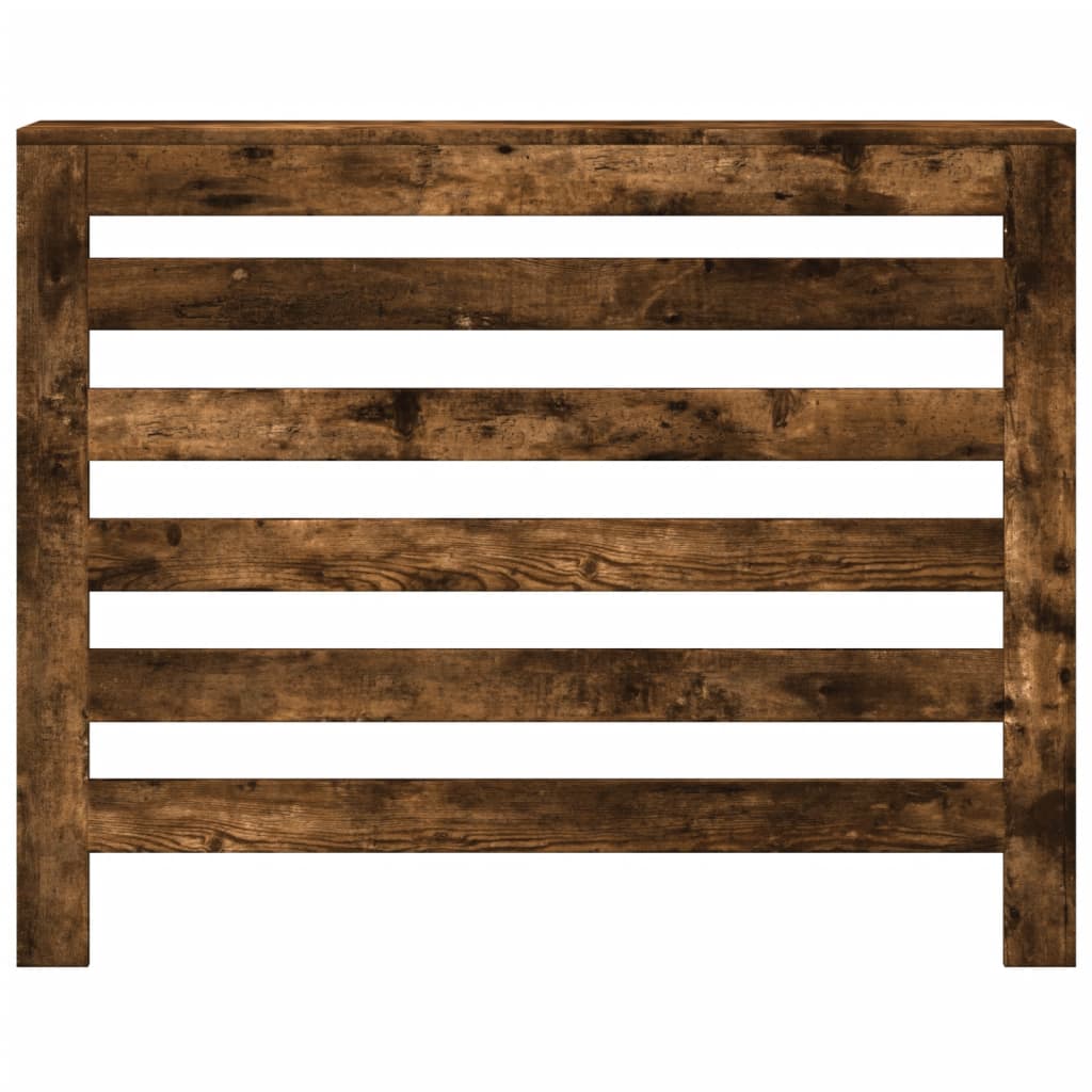 Radiator Cover Smoked Oak 104 x 20 x 82 cm Engineered Wood