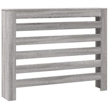 Radiator Cover Grey Sonoma 104 x 20 x 82 cm Engineered Wood