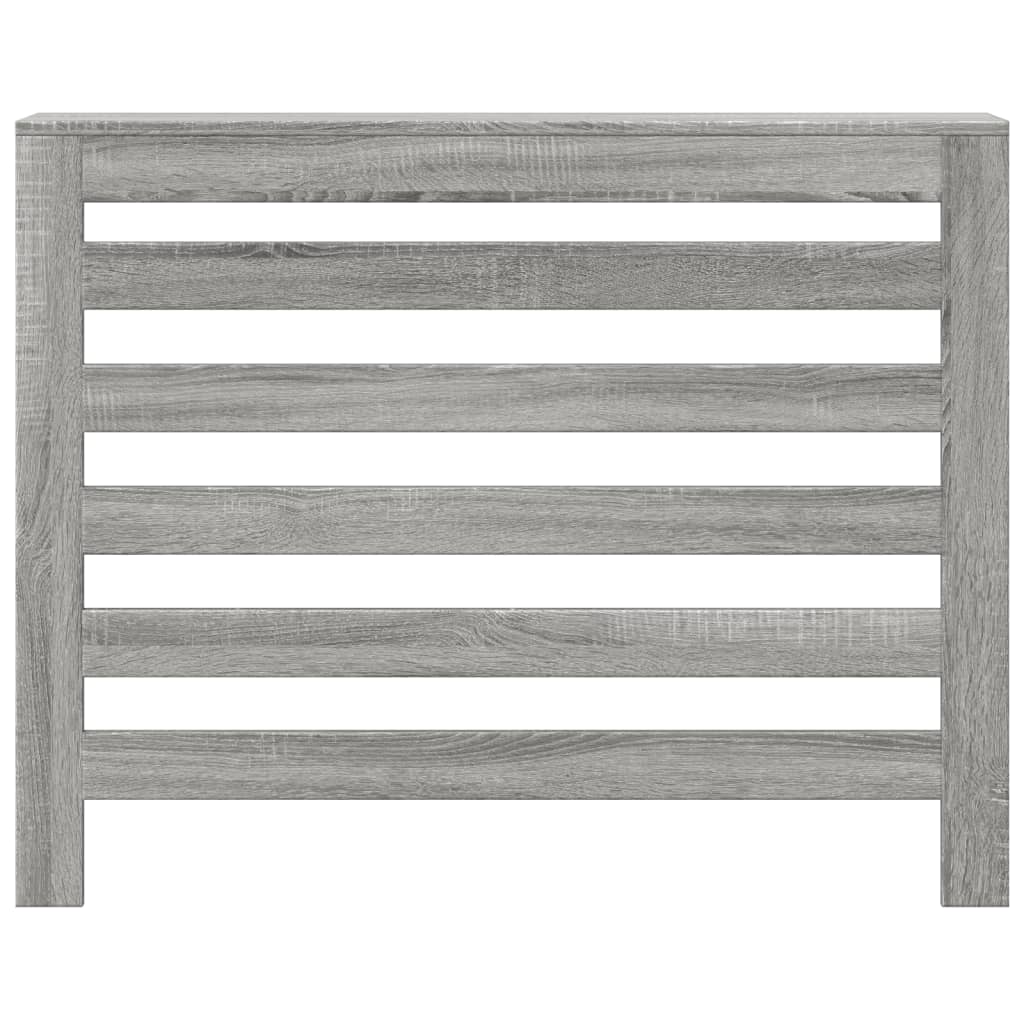 Radiator Cover Grey Sonoma 104 x 20 x 82 cm Engineered Wood