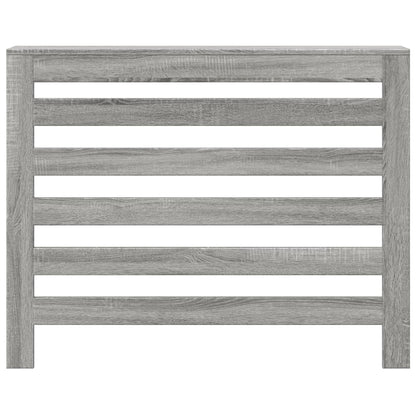 Radiator Cover Grey Sonoma 104 x 20 x 82 cm Engineered Wood