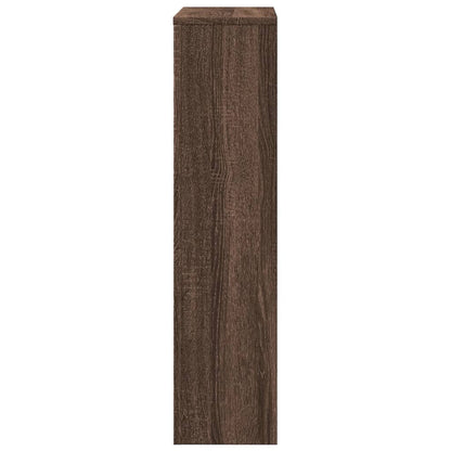 Radiator Cover Brown Oak 104 x 20 x 82 cm Engineered Wood