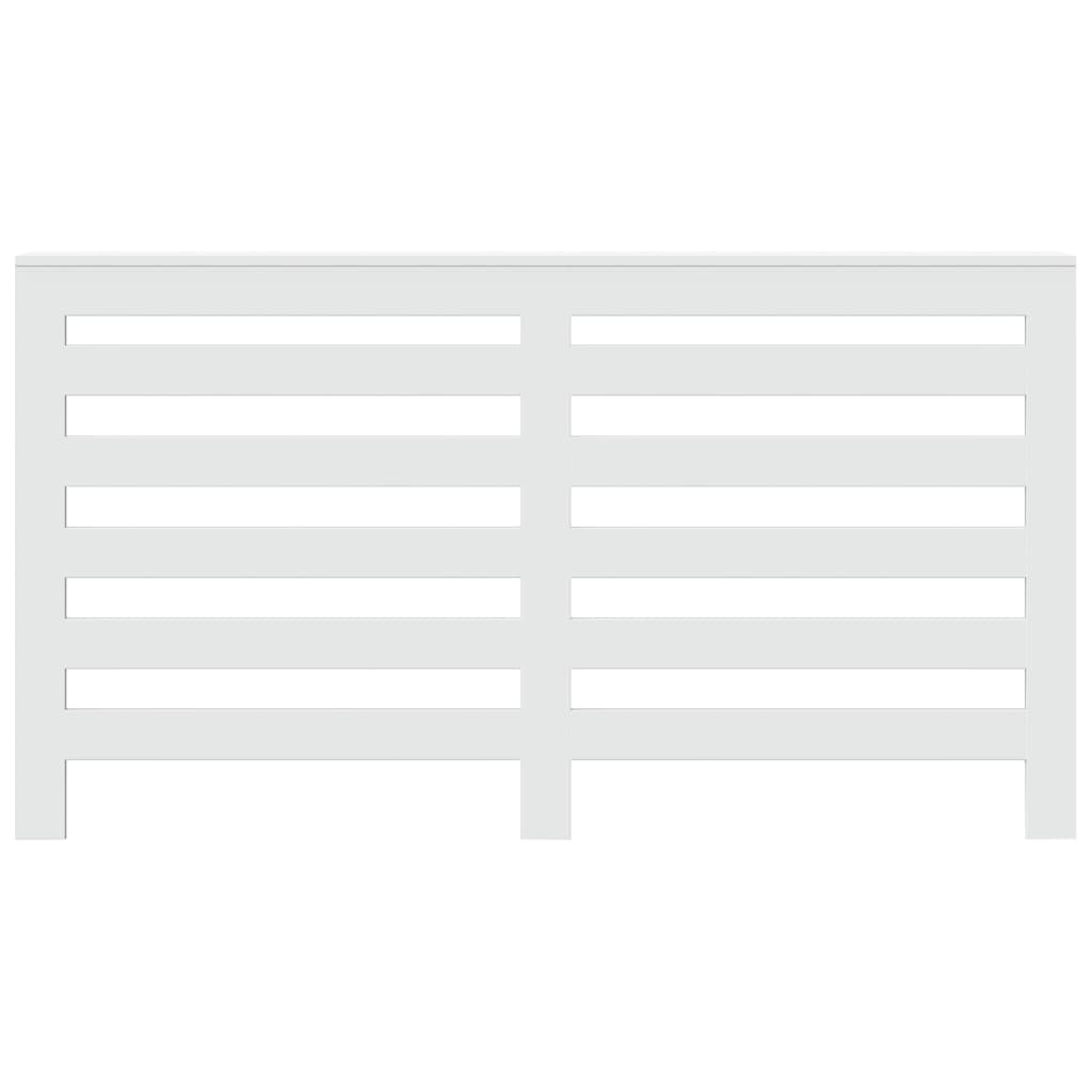 Radiator Cover White 149x20x82 cm Engineered Wood