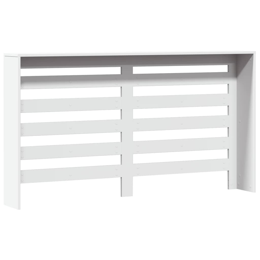 Radiator Cover White 149 x 20 x 82 cm Engineered Wood