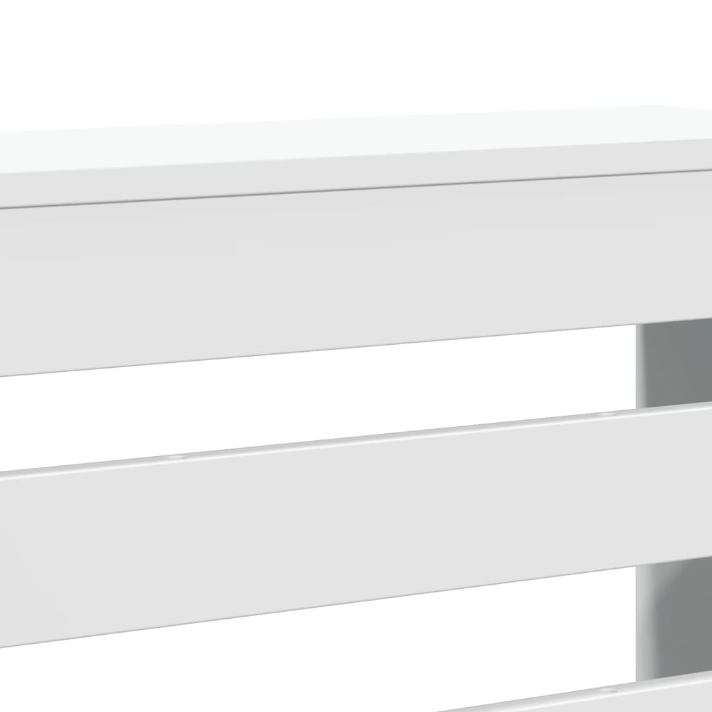 Radiator Cover White 149 x 20 x 82 cm Engineered Wood
