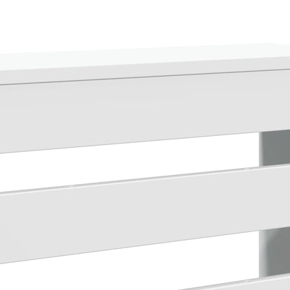 Radiator Cover White 149 x 20 x 82 cm Engineered Wood