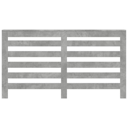 Radiator Cover Concrete Grey 149 x 20 x 82 cm Engineered Wood