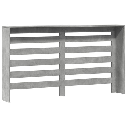 Radiator Cover Concrete Grey 149 x 20 x 82 cm Engineered Wood