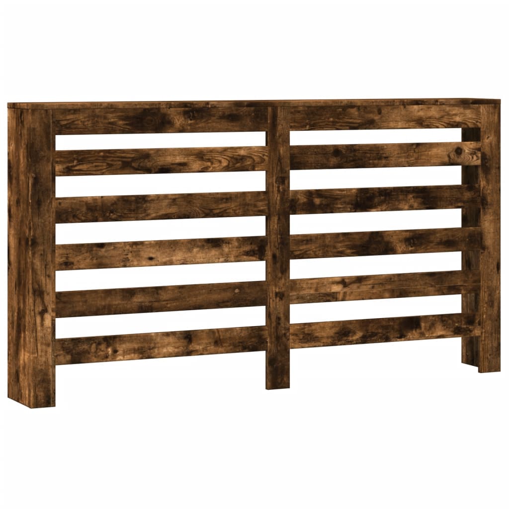 Radiator Cover Smoked Oak 149 x 20 x 82 cm Engineered Wood