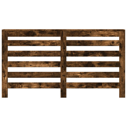 Radiator Cover Smoked Oak 149 x 20 x 82 cm Engineered Wood