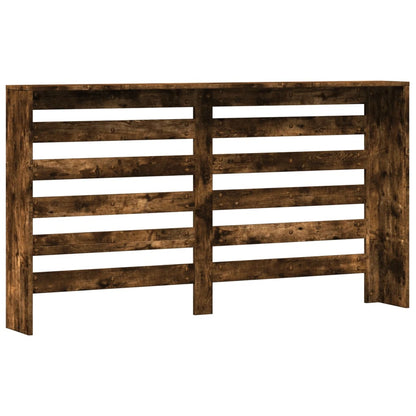 Radiator Cover Smoked Oak 149 x 20 x 82 cm Engineered Wood