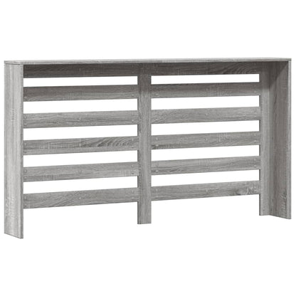 Radiator Cover Grey Sonoma 149 x 20 x 82 cm Engineered Wood