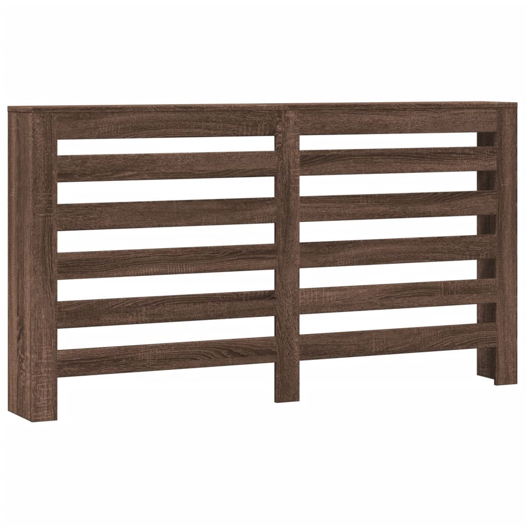 Radiator Cover Brown Oak 149 x 20 x 82 cm Engineered Wood