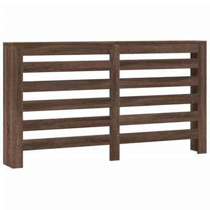 Radiator Cover Brown Oak 149 x 20 x 82 cm Engineered Wood