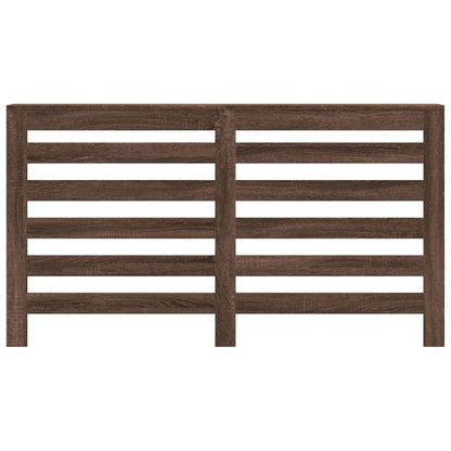 Radiator Cover Brown Oak 149x20x82 cm Engineered Wood