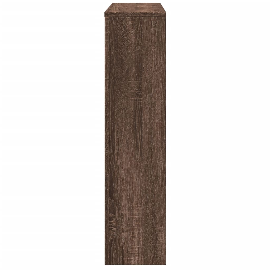 Radiator Cover Brown Oak 149 x 20 x 82 cm Engineered Wood