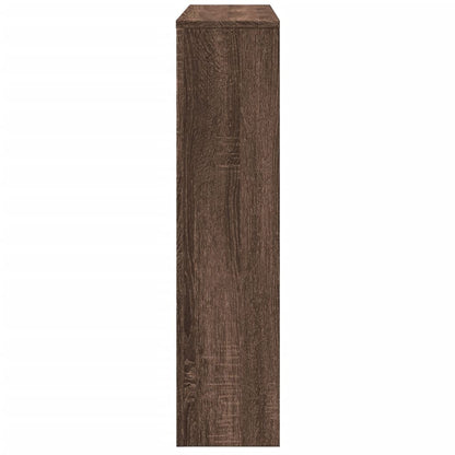 Radiator Cover Brown Oak 149 x 20 x 82 cm Engineered Wood