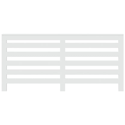Radiator Cover White 175 x 20 x 82 cm Engineered Wood