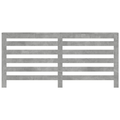 Radiator Cover Concrete Grey 175 x 20 x 82 cm Engineered Wood