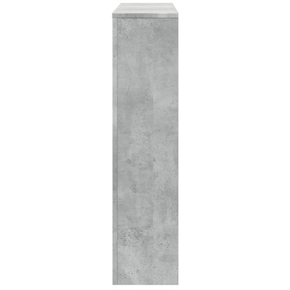Radiator Cover Concrete Grey 175 x 20 x 82 cm Engineered Wood