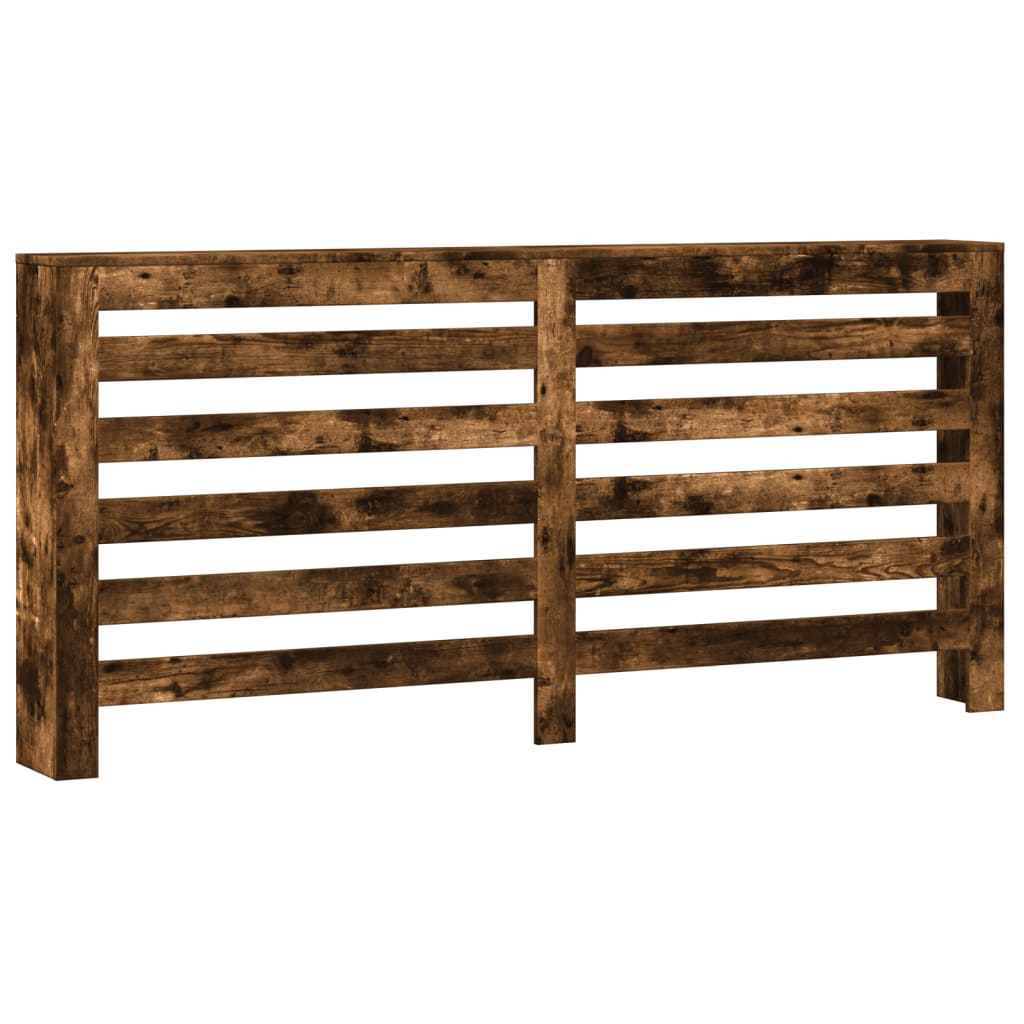 Radiator Cover Smoked Oak 175 x 20 x 82 cm Engineered Wood