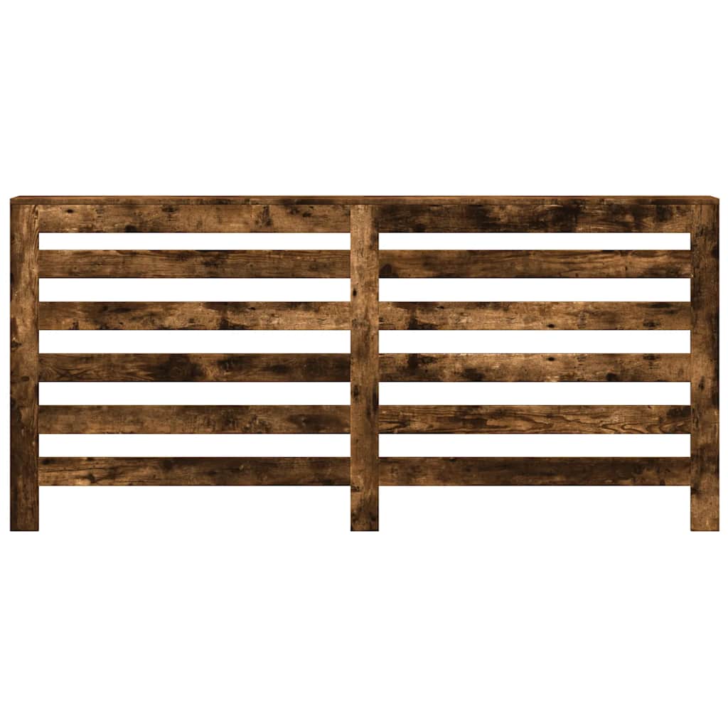 Radiator Cover Smoked Oak 175 x 20 x 82 cm Engineered Wood