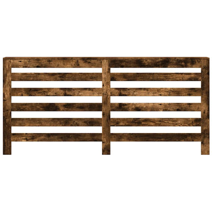 Radiator Cover Smoked Oak 175 x 20 x 82 cm Engineered Wood