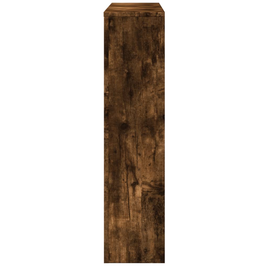 Radiator Cover Smoked Oak 175 x 20 x 82 cm Engineered Wood