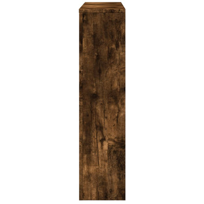 Radiator Cover Smoked Oak 175 x 20 x 82 cm Engineered Wood