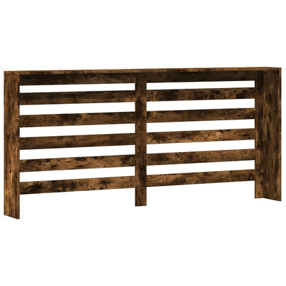 Radiator Cover Smoked Oak 175 x 20 x 82 cm Engineered Wood