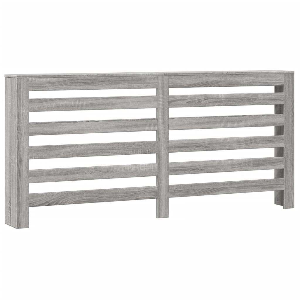 Radiator Cover Grey Sonoma 175 x 20 x 82 cm Engineered Wood