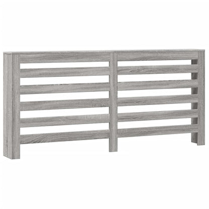 Radiator Cover Grey Sonoma 175 x 20 x 82 cm Engineered Wood