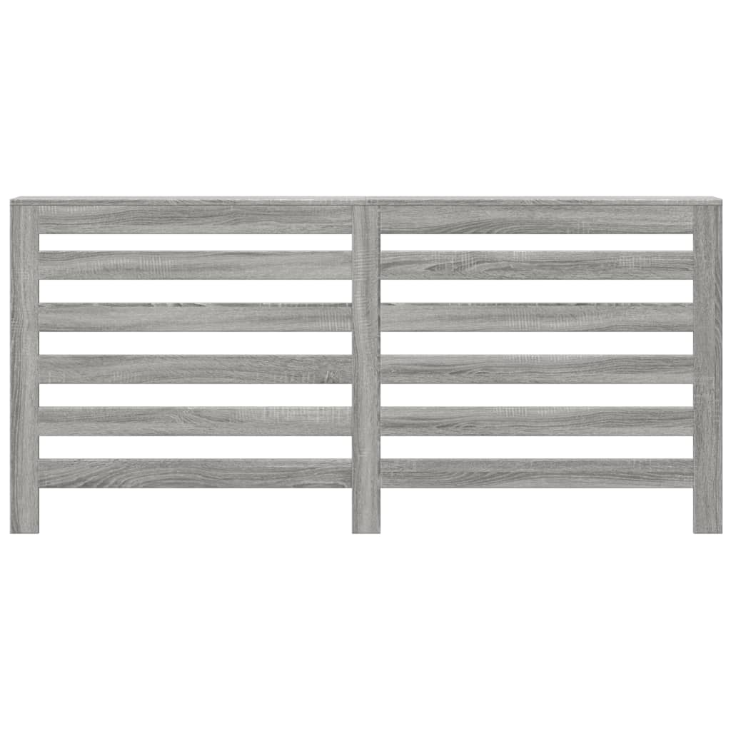 Radiator Cover Grey Sonoma 175 x 20 x 82 cm Engineered Wood