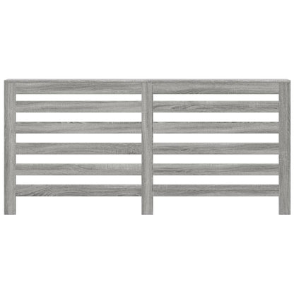 Radiator Cover Grey Sonoma 175 x 20 x 82 cm Engineered Wood
