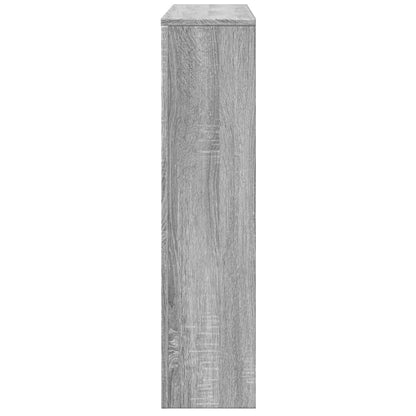 Radiator Cover Grey Sonoma 175 x 20 x 82 cm Engineered Wood