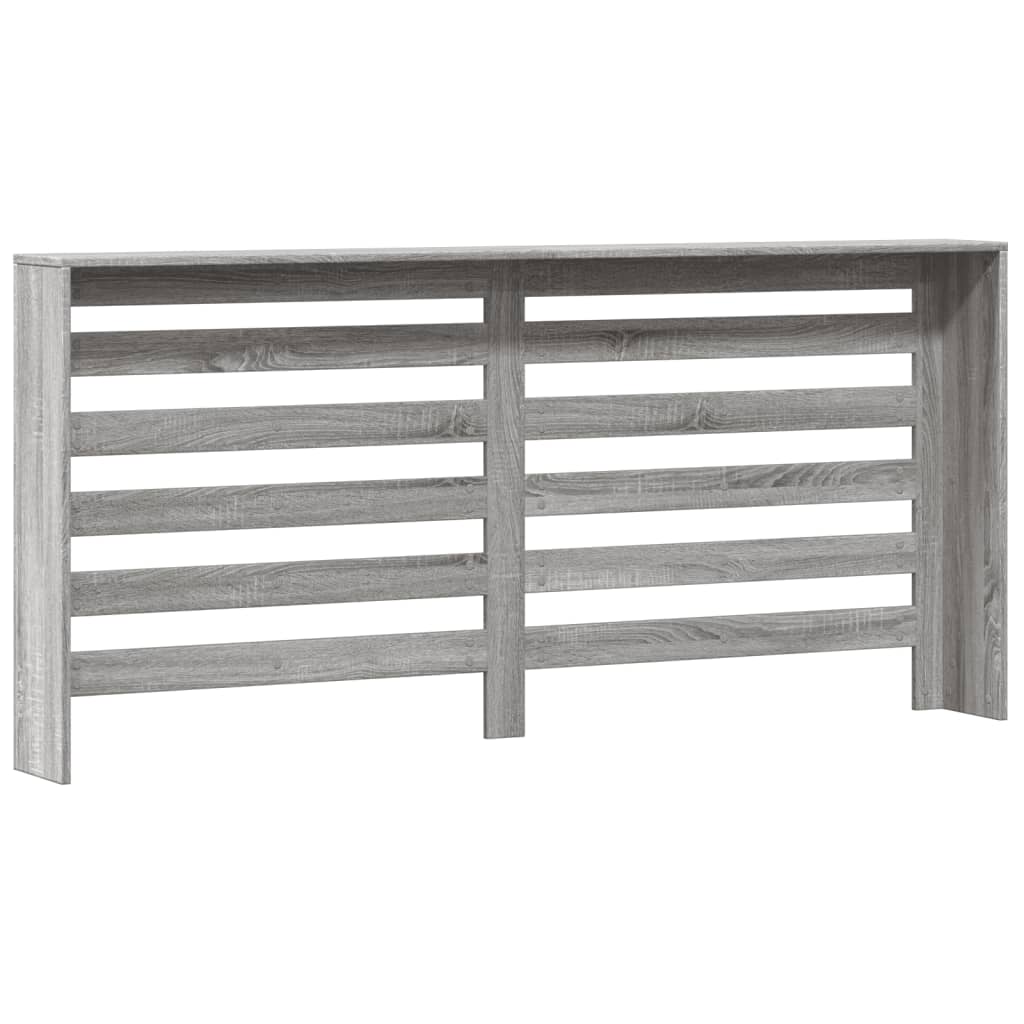 Radiator Cover Grey Sonoma 175 x 20 x 82 cm Engineered Wood