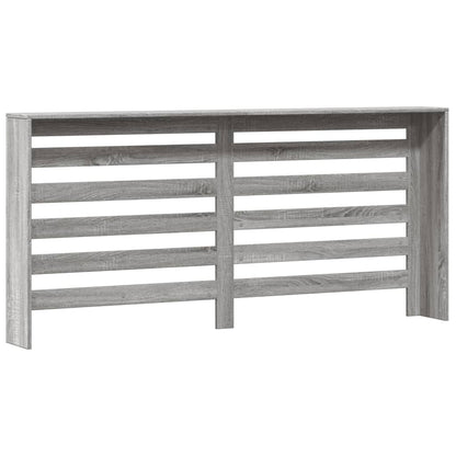 Radiator Cover Grey Sonoma 175 x 20 x 82 cm Engineered Wood