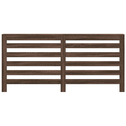 Radiator Cover Brown Oak 175 x 20 x 82 cm Engineered Wood