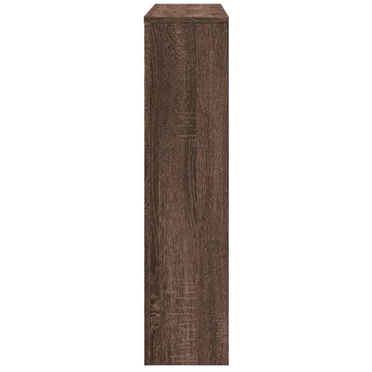 Radiator Cover Brown Oak 175 x 20 x 82 cm Engineered Wood