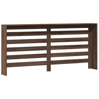 Radiator Cover Brown Oak 175 x 20 x 82 cm Engineered Wood